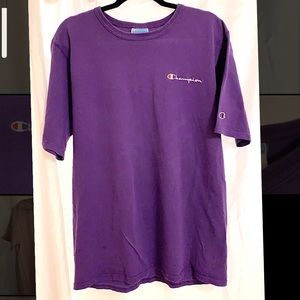 Men’s purple champion t- shirt